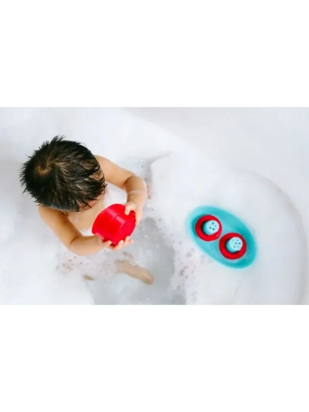 Ubbi Lighthouse Stacking Cups Bath Toy 6 Stackable Cups Dishwasher Safe Phthalat
